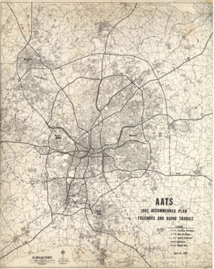 AATS: 1983 Recommended Plan Freeways and Rapid Transit