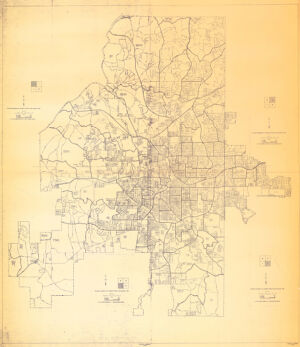 Atlanta Georgia By Census Tracts and Blocks: 1960