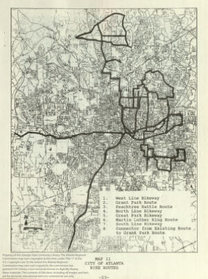 City of Atlanta Bike Routes