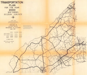 Transportation Plan for the Year 2000: Southern Fulton County