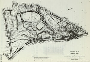Topographic Map of Piedmont Park
