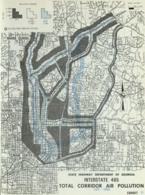 Interstate 485: Total Corridor Air Pollution 1971-1980