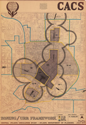 Central Atlanta Circulation Study; Zoning/Urb. Framework