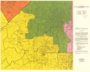 5th and 6th Congressional Districts of Georgia Reapportioned 1972