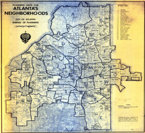 Planning Units for Atlanta's Neigborhoods