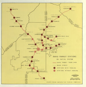 Rapid Transit Stations On Initial System