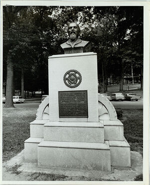 Front View of Thomas Wilson Talbot Memorial, July 19, 1963
