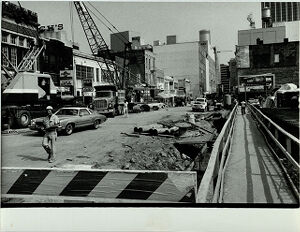 MARTA Construction on Broad Street
