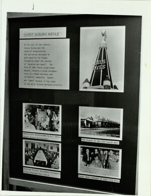 Auburn Avenue Exhibit, December 1, 1981