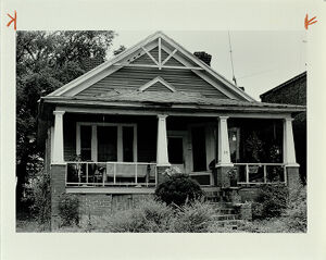 Atlanta Substandard Housing, Low Income House on Edgewood Avenue in Poor Condition, November 18, 1985
