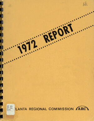 Annual report of the Atlanta Regional Commission, 1972