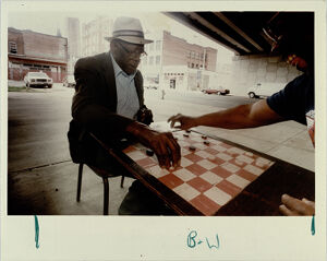Playing Checkers, April 18,1993