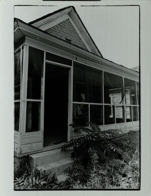 Atlanta Substandard Housing, Vacant House on Chestnut Street in Poor Condition, October 2, 1980