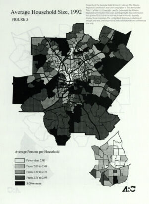 Average Household Size, 1992: Figure 5