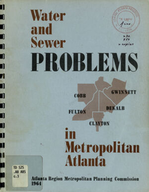 Water and sewer problems in Metropolitan Atlanta