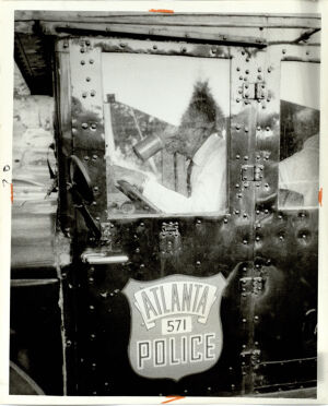 Atlanta Race Relations, Armored Car Rolls Through Tear Gas during Capitol Avenue Riot, September 7, 1966