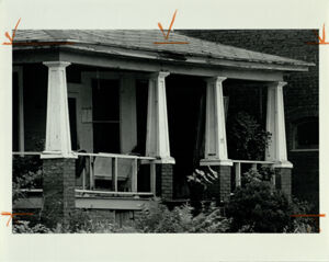 Atlanta Substandard Housing, House on Edgewood Avenue in Poor Condition, November 18, 1985
