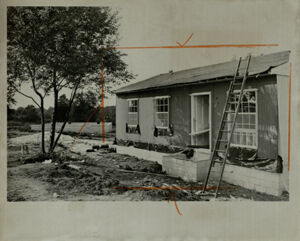 Atlanta Substandard Housing, Urban Renewal Project House Goes Up in a Day, July 25, 1967