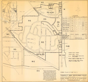 Thomasville Urban Redevelopment Project, Atlanta, GA: Zoning Plan