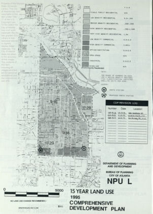 15 Year Land Use Comprehensive Development Plan: NPU L, 1995