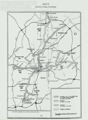 MARTA Rail System: Map 23