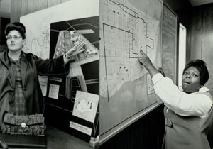 Atlanta Model Cities Program, Mrs. June Cofer and Mrs. Edna Lockett Represent Efforts of Atlanta's Model Cities Program, October 28, 1969