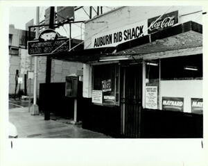 Auburn Avenue Businesses, Auburn Avenue Rib Shack, July 24, 1989