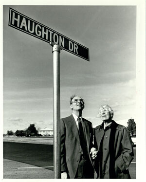 Roads and Highways, Street and Entrance of Lockheed's Marietta Plant named Haughton Drive, December 24, 1987