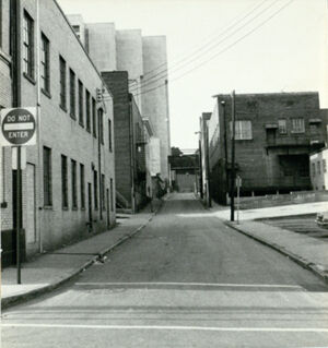 Roads and Highways, A View of Cain Street to be Expanded, December 3, 1975