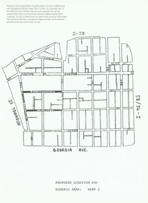 Proposed Location for Phoenix Park: Part I