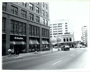 Roads and Highways, The Intersection of Marietta and Peachtree Streets at Five Points, March 22, 1991