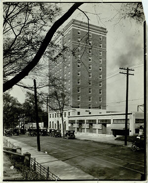 Atlanta Historic Buildings, The Cox-Carlton Hotel on Peachtree Street Built 1925