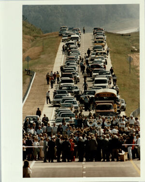 New Stretch of Road Opens in Gwinnett and Barrow County, October 2, 1991