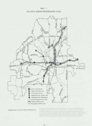 Atlanta Urban Framework Plan: Map 5