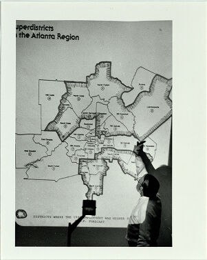Exec. Director of ARC, Harry West, Gives a Presentation During an ARC Meeting