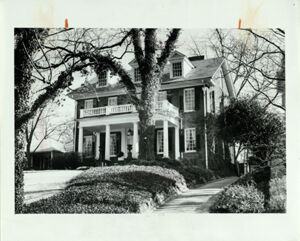Ansley Park, Historic English Georgian Home Designed by Neel Reid in Ansley Park, April 2, 1978