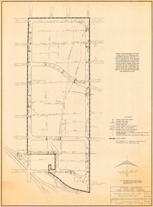 Buttermilk Bottoms, North Avenue Urban Redevelopment Area: Storm Drainage and Sanitary Sewers