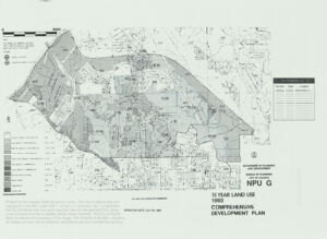15 Year Land Use Plan: NPU G, 1993