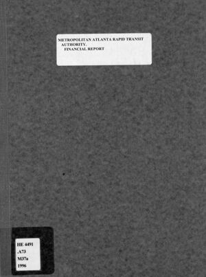 Financial report, 1996