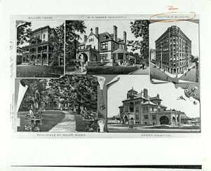 Georgia History Pre-1900, Drawings Featuring Some of Atlanta's Historic Buildings