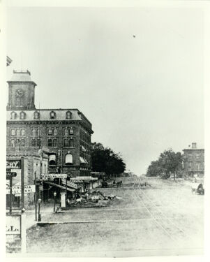 Georgia History Pre-1900, View of Historic Marietta Street in 1875