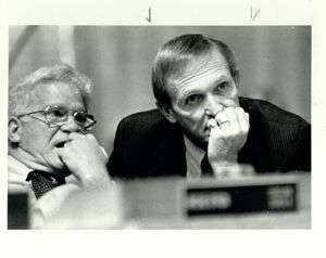 Atlanta City Council, Council Members Wait for the Council to Vote on Legislation, April 19, 1989