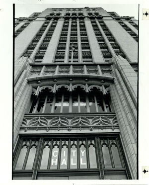 Atlanta City Hall, North Side Exterior of City Hall, October 3, 1977