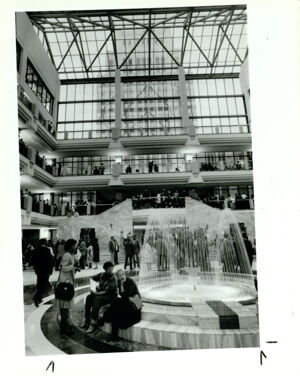 Atlanta City Hall, Atrium of the New City Hall Annex, April 8, 1989