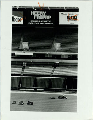 Score Board At Atlanta Stadium, July 22, 1981