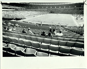 Small Crowd at Falcons Game Against the Rams, October 1?, 1963
