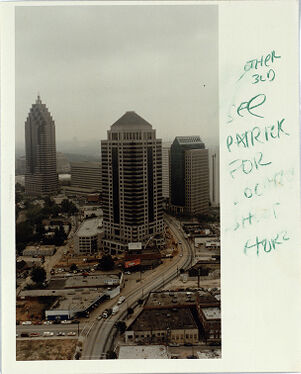 Atlanta Skyline The Promenade 2, The Carter Building and BellSouth Building