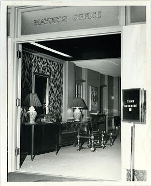 Mayors Office, February 11, 1974