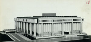 Atlanta Memorial Arts Center, Architectural Model of Cultural Center, January 3, 1967
