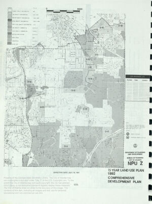 NPU Z 15 Year Land Use 1992